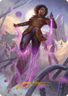 Kaya, Intangible Slayer Art Card (Gold-Stamped Signature) [Phyrexia: All Will Be One Art Series]