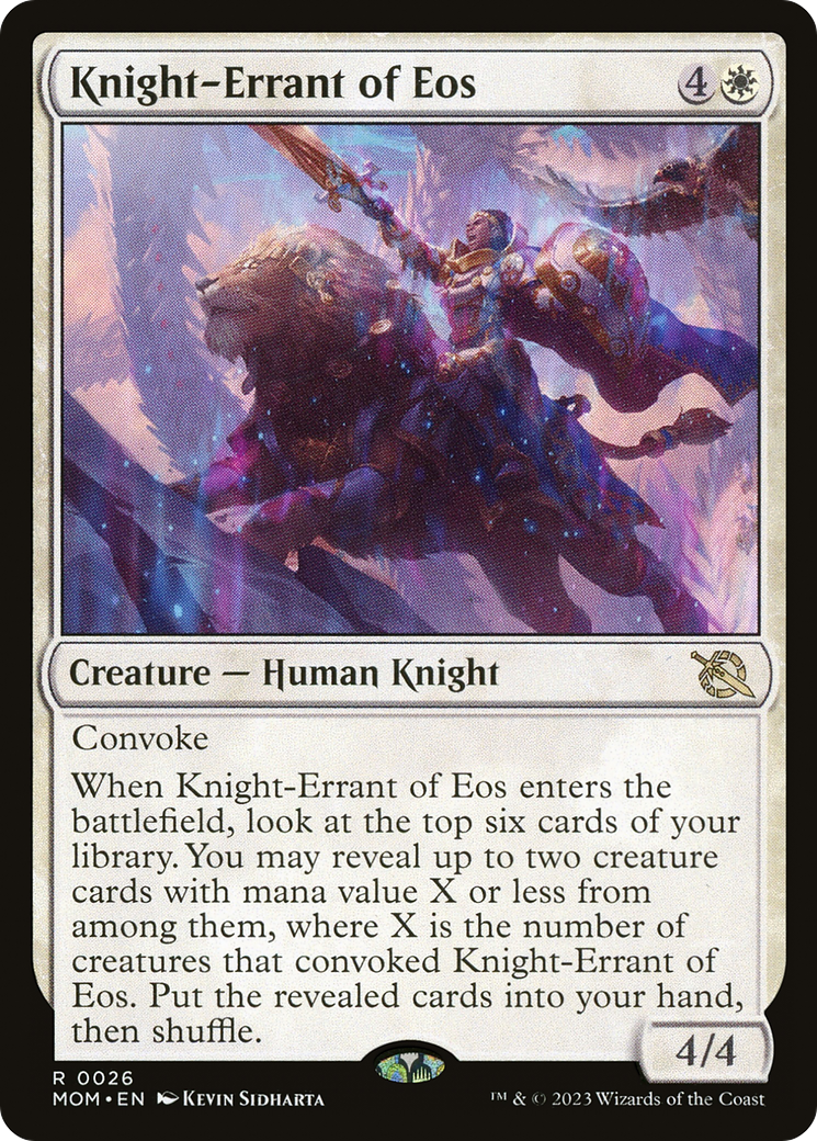 Knight-Errant of Eos [March of the Machine] - Español