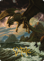 Ancient Bronze Dragon Art Card (03) (Gold-Stamped Signature) [Commander Legends: Battle for Baldur's Gate Art Series]