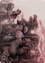 March of Burgeoning Life Art Card [Kamigawa: Neon Dynasty Art Series]