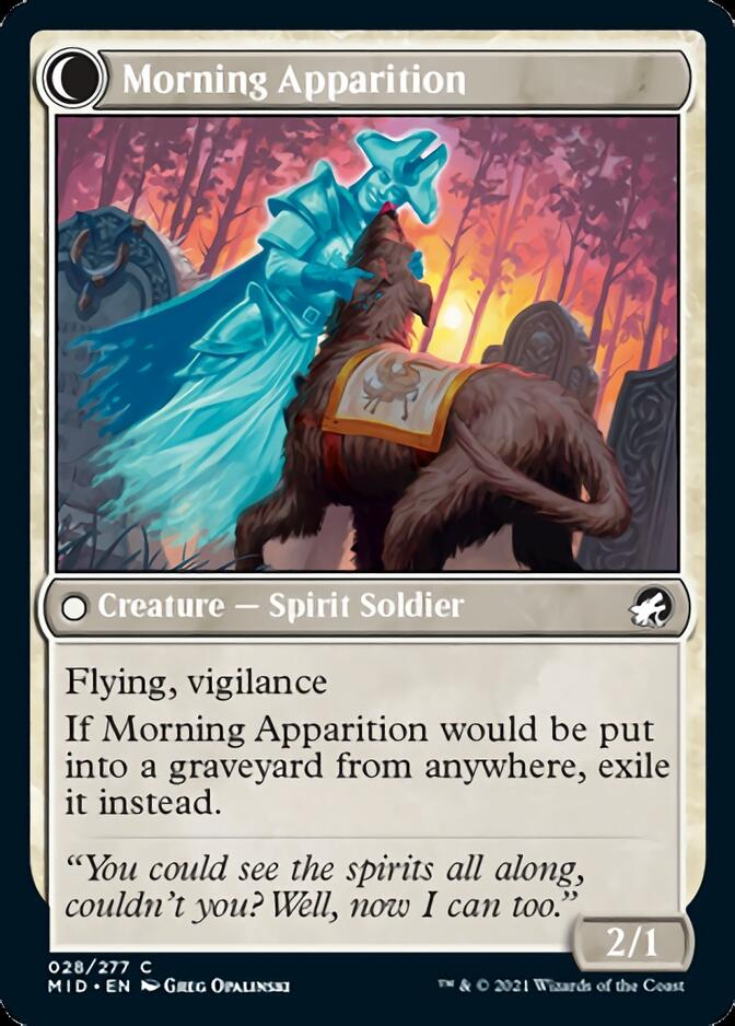 Mourning Patrol // Morning Apparition [Innistrad: Midnight Hunt] 