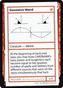 Geometric Weird (2021 Edition) [Mystery Booster Playtest Cards]