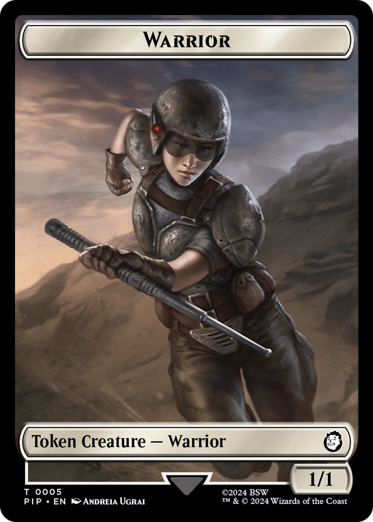 Energy Reserve // ​​Warrior Double-Sided Token [Fallout Tokens] 