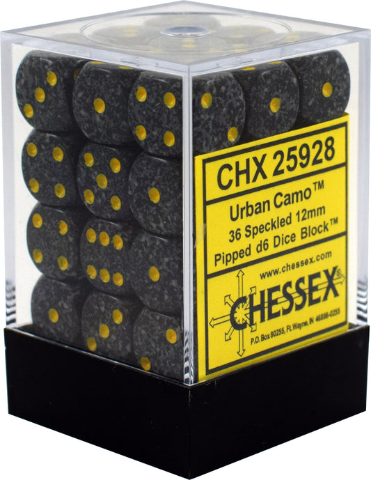 DADOS CHESSEX 12MM URBAN CAMO SPECKLED