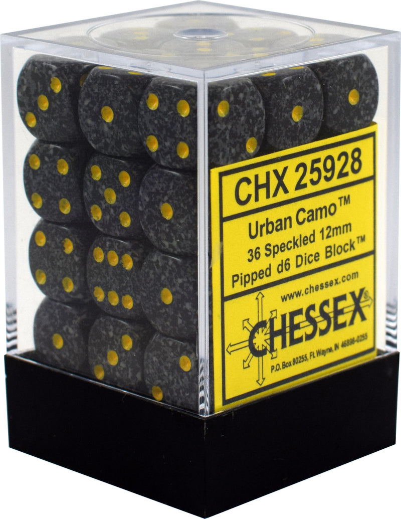 DADOS CHESSEX 12MM URBAN CAMO SPECKLED