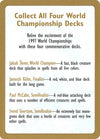 1997 World Championships Ad [World Championship Decks 1997]