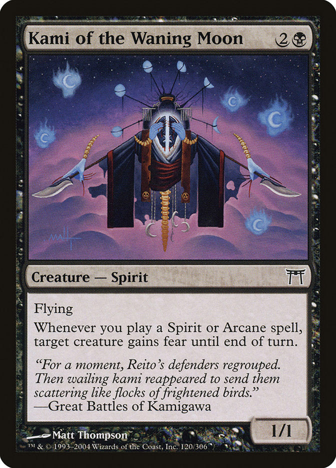 Kami of the Waning Moon [Champions of Kamigawa] 