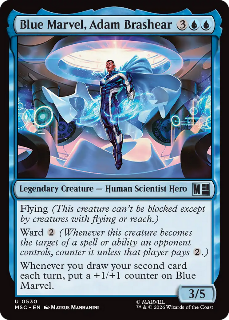 Blue Marvel, Adam Brashear [Marvel Super Heroes Commander]