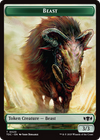Beast // Treasure Double-Sided Token [Tarkir: Dragonstorm Commander Tokens]