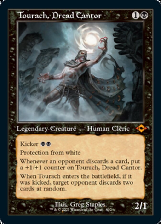 Tourach, Dread Cantor (Retro Foil Etched) [Modern Horizons 2] 