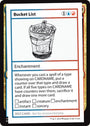 Bucket List (2021 Edition) [Mystery Booster Playtest Cards]