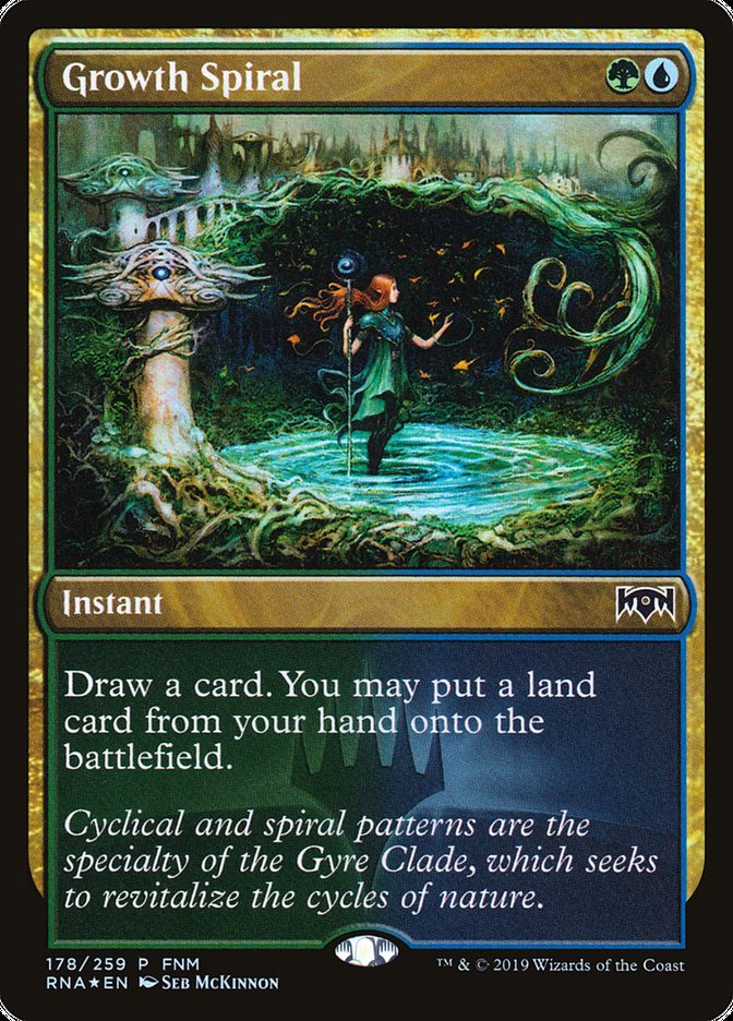 Growth Spiral (FNM) [Ravnica Allegiance Promos] 