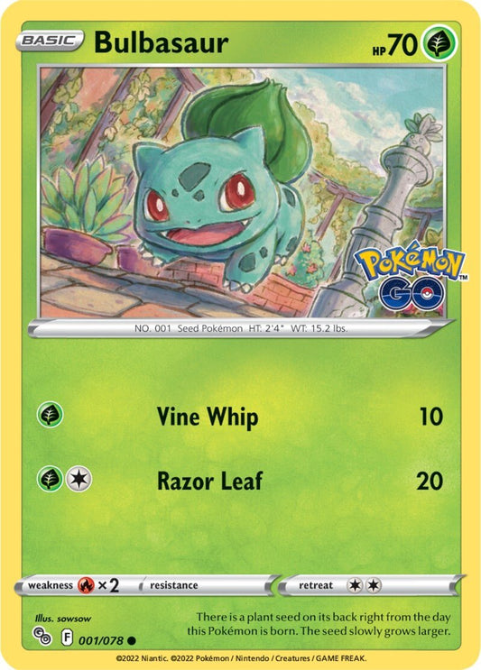 Bulbasaur (001/078) [Pokémon GO] - Español
