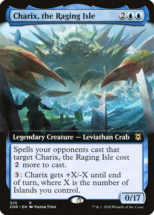 Charix, the Raging Isle (Extended Art) [Zendikar Rising] 