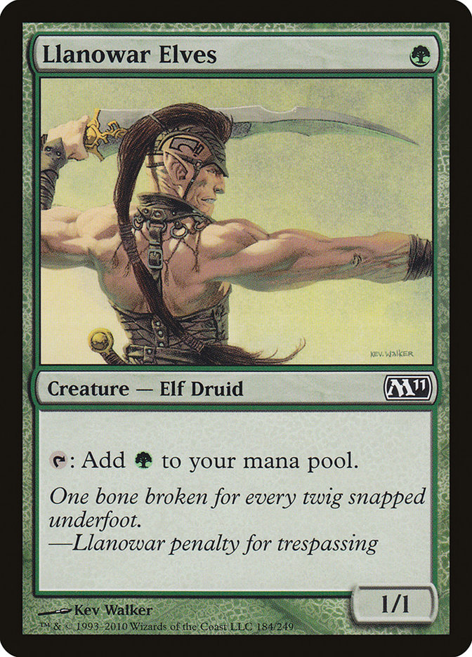 Llanowar Elves [Magic 2011] 