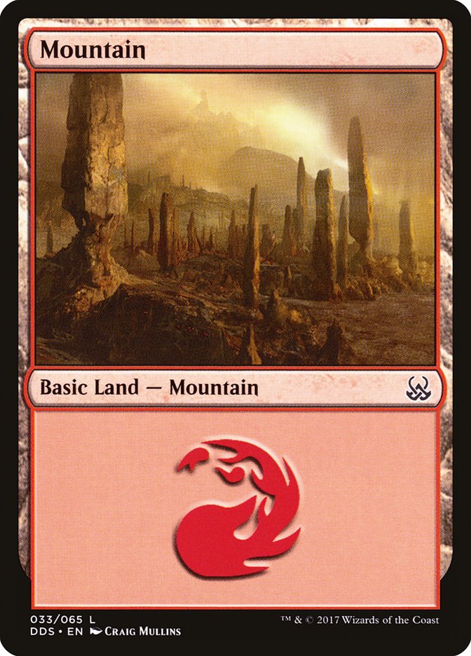 Mountain (33) [Duel Decks: Mind vs. Might] 