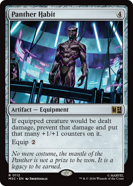 Panther Habit (Surge Foil) [Marvel Super Heroes Commander]