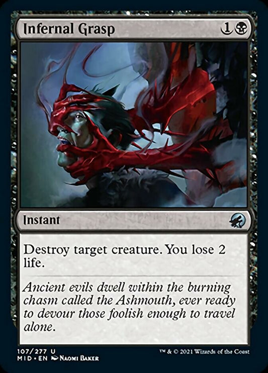 Infernal Grasp [Innistrad: Midnight Hunt] - Español