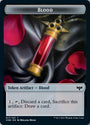 Blood // Vampire (016) Double-Sided Token [Innistrad: Crimson Vow Tokens] 