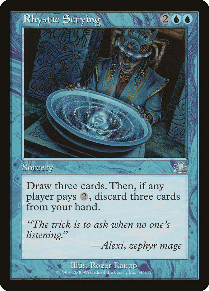 Rhystic Scrying [Prophecy] 