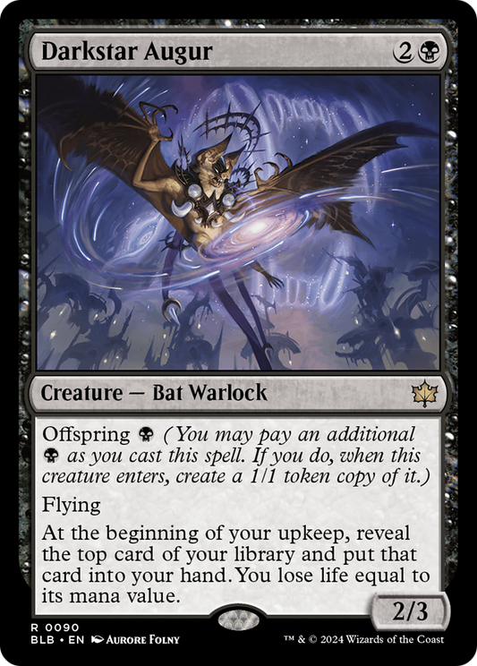 Darkstar Augur [Bloomburrow] - Español