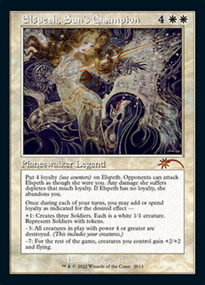 Elspeth, Sun's Champion (Retro) (2013) [Secret Lair 30th Anniversary Countdown Kit] 