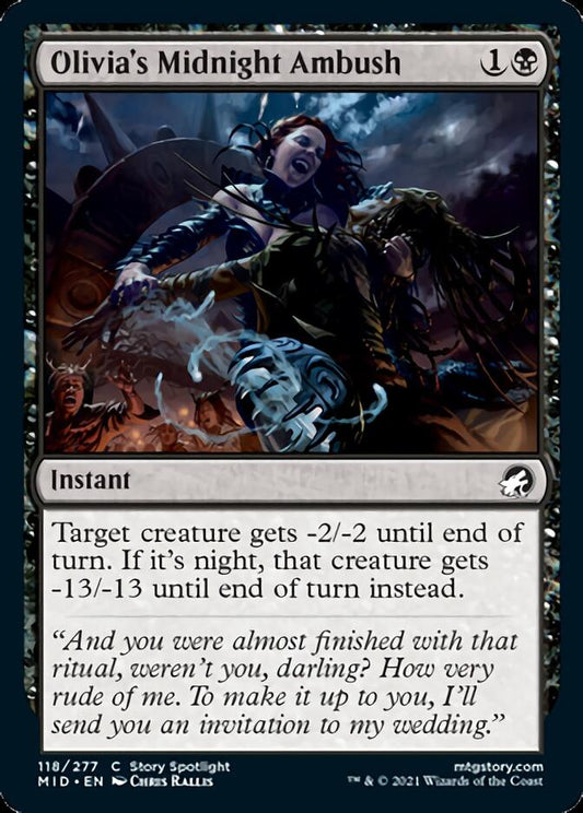 Olivia's Midnight Ambush [Innistrad: Midnight Hunt] 