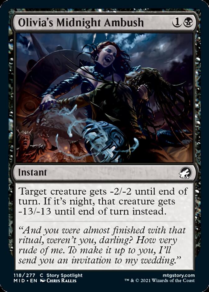 Olivia's Midnight Ambush [Innistrad: Midnight Hunt] 