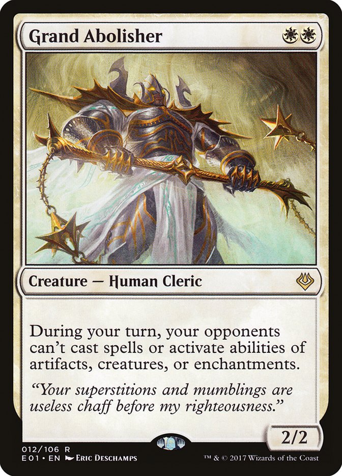 Grand Abolisher [Archenemy: Nicol Bolas] 