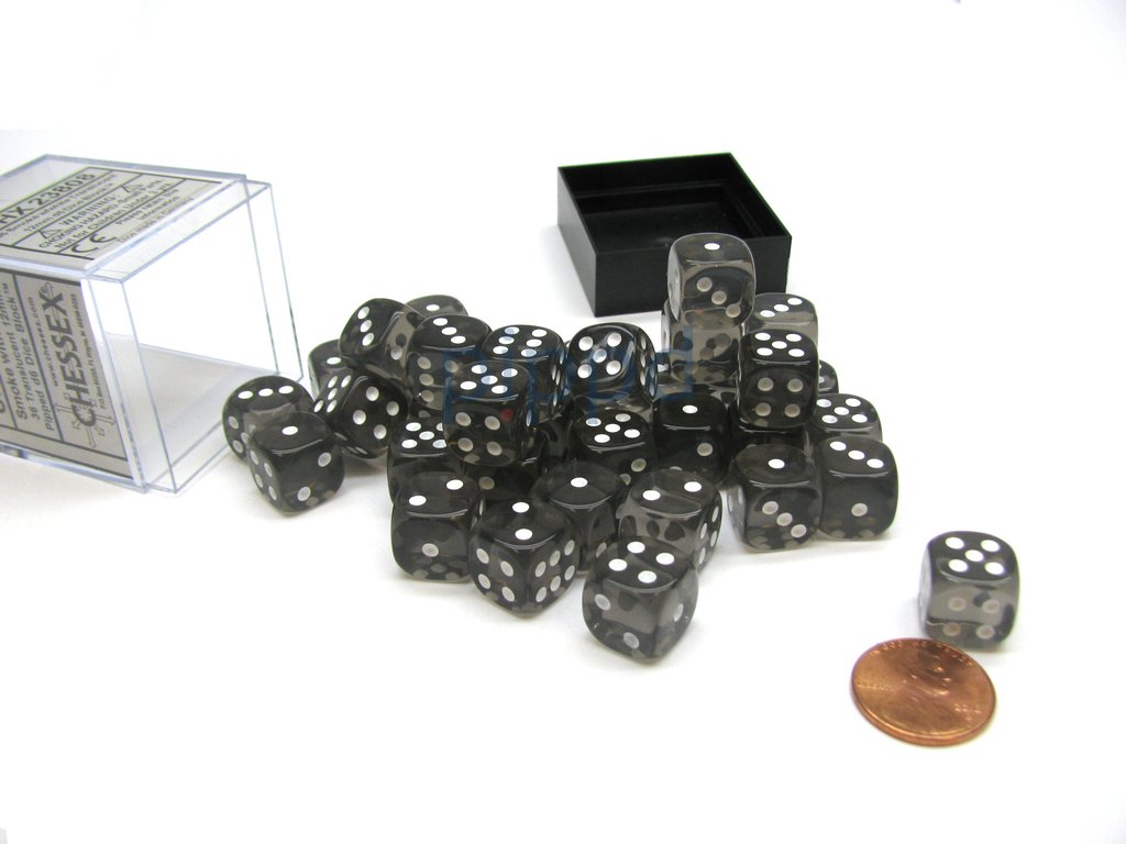 DADOS CHESSEX 12MM SMOKE/WHITE