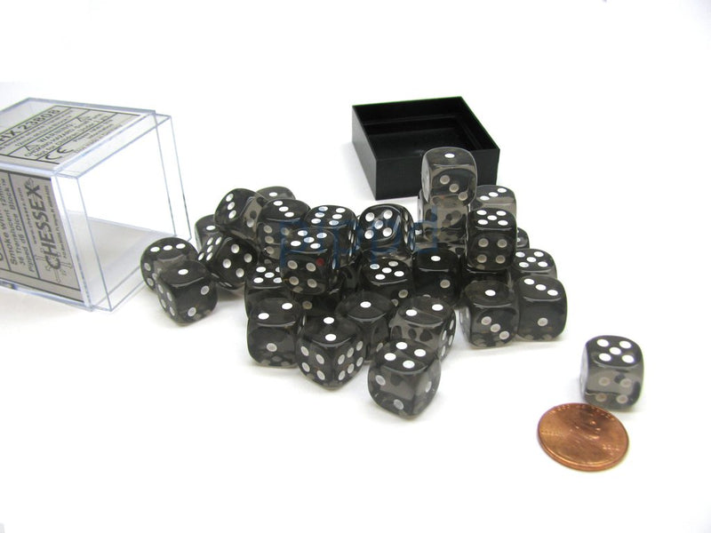 DADOS CHESSEX 12MM SMOKE/WHITE