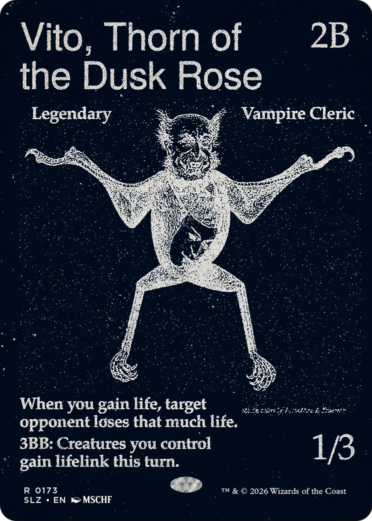 Vito, Thorn of the Dusk Rose (0173) [Secret Lair x MSCHF: The Zeta Set]