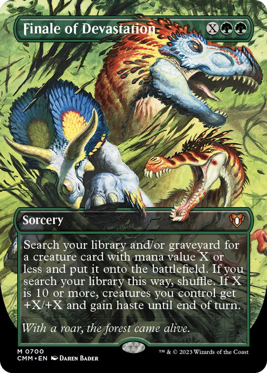 Finale of Devastation (Borderless Alternate Art) [Commander Masters] - Japones