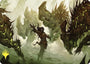 Ezuri's Predation Art Card (Gold-Stamped) [Commander Masters Art Series]