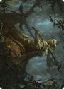Verdant Outrider Art Card [Wilds of Eldraine Art Series]