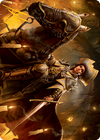 Seasoned Cathar Art Card (Gold-Stamped Signature) [Innistrad: Midnight Hunt Art Series]