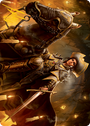 Seasoned Cathar Art Card (Gold-Stamped Signature) [Innistrad: Midnight Hunt Art Series]