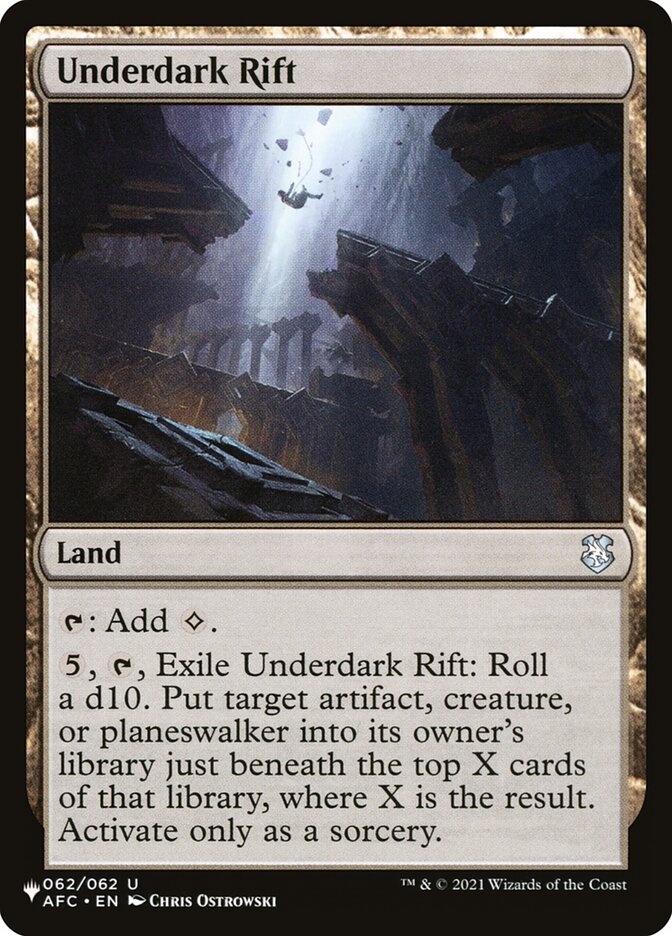 Underdark Rift [The List] 