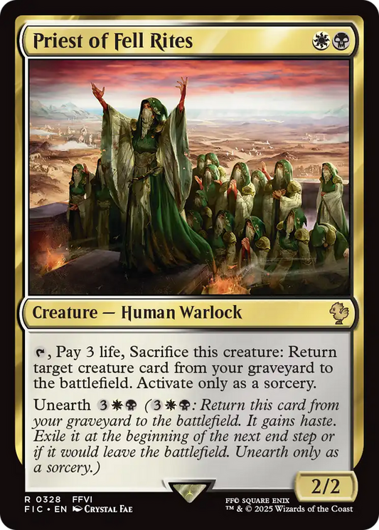 Priest of Fell Rites [FINAL FANTASY Commander]