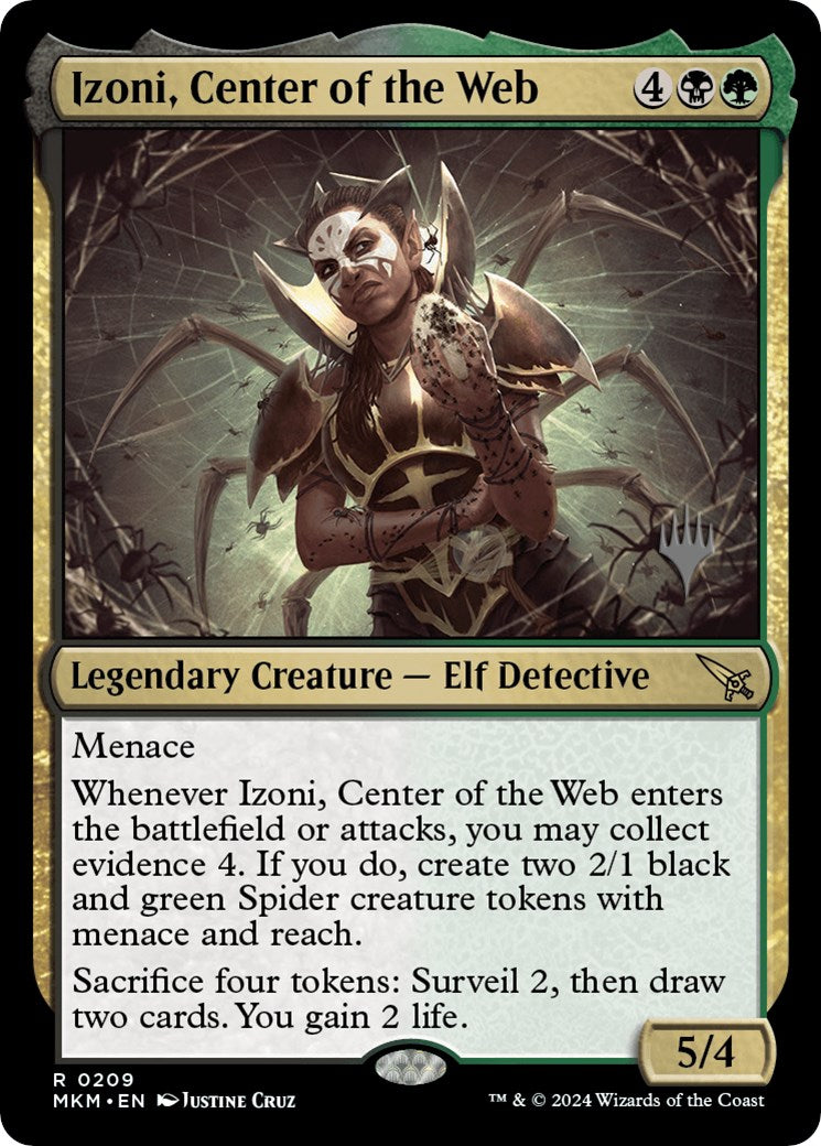Izoni, Center of the Web (Promo Pack) - Español [Murders at Karlov Manor Promos]