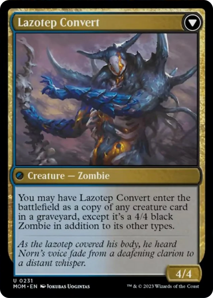 Invasion of Amonkhet // Lazotep Convert [March of the Machine] 
