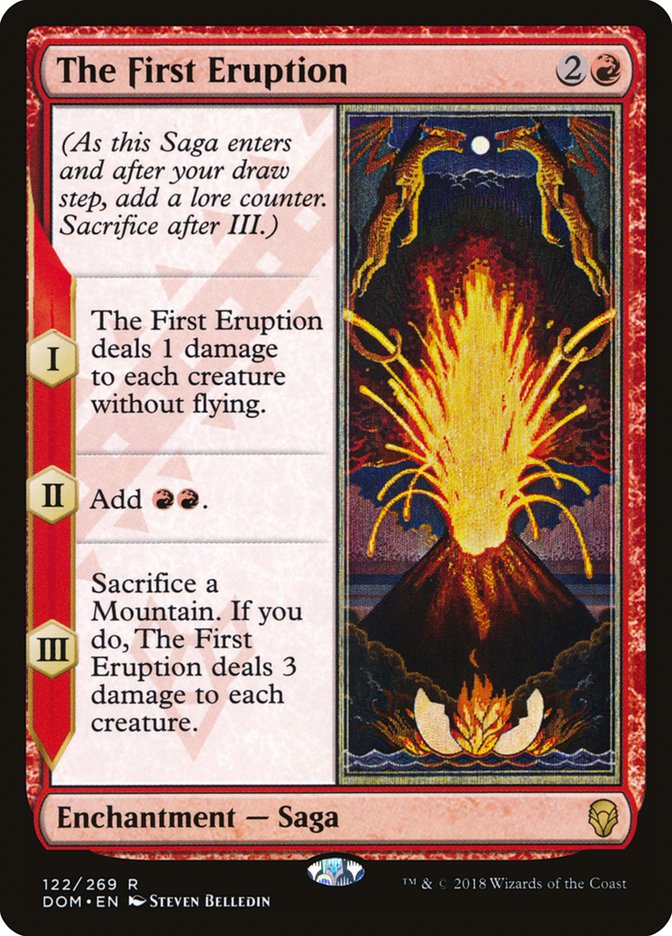 The First Eruption [Dominaria] 