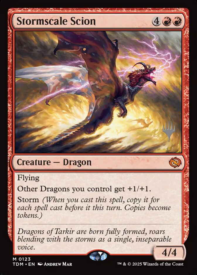 Stormscale Scion [Tarkir: Dragonstorm Promos]