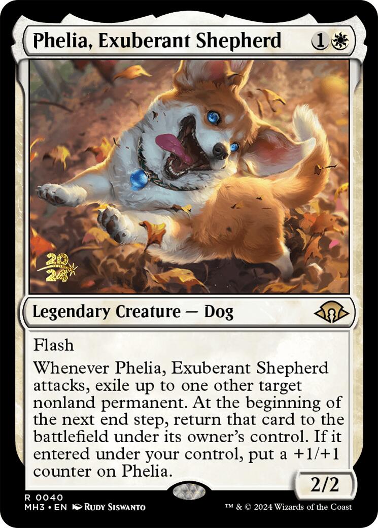 Phelia, Exuberant Shepherd - Español [Modern Horizons 3 Prerelease Promos]