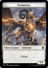 Elemental // Cat Double-Sided Token [Bloomburrow Commander Tokens]