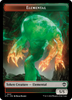 Elemental (0021) // Angel Double-Sided Token [Outlaws of Thunder Junction Commander Tokens]