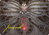Valgavoth, Terror Eater Art Card (Gold-Stamped Signature) [Duskmourn: House of Horror Art Series]