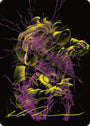 Nashi, Searcher in the Dark Art Card (43/54) (Gold-Stamped Signature) [Duskmourn: House of Horror Art Series]