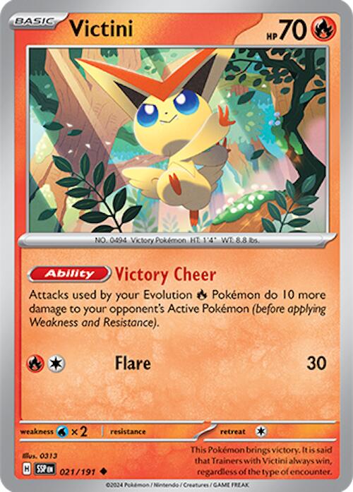 Victini (021/191) [Scarlet & Violet: Surging Sparks]