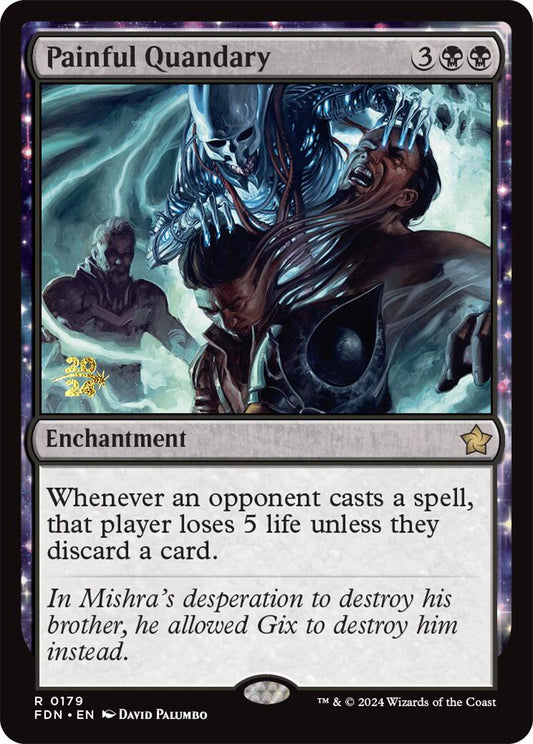 Painful Quandary [Foundations Prerelease Promos] - Español